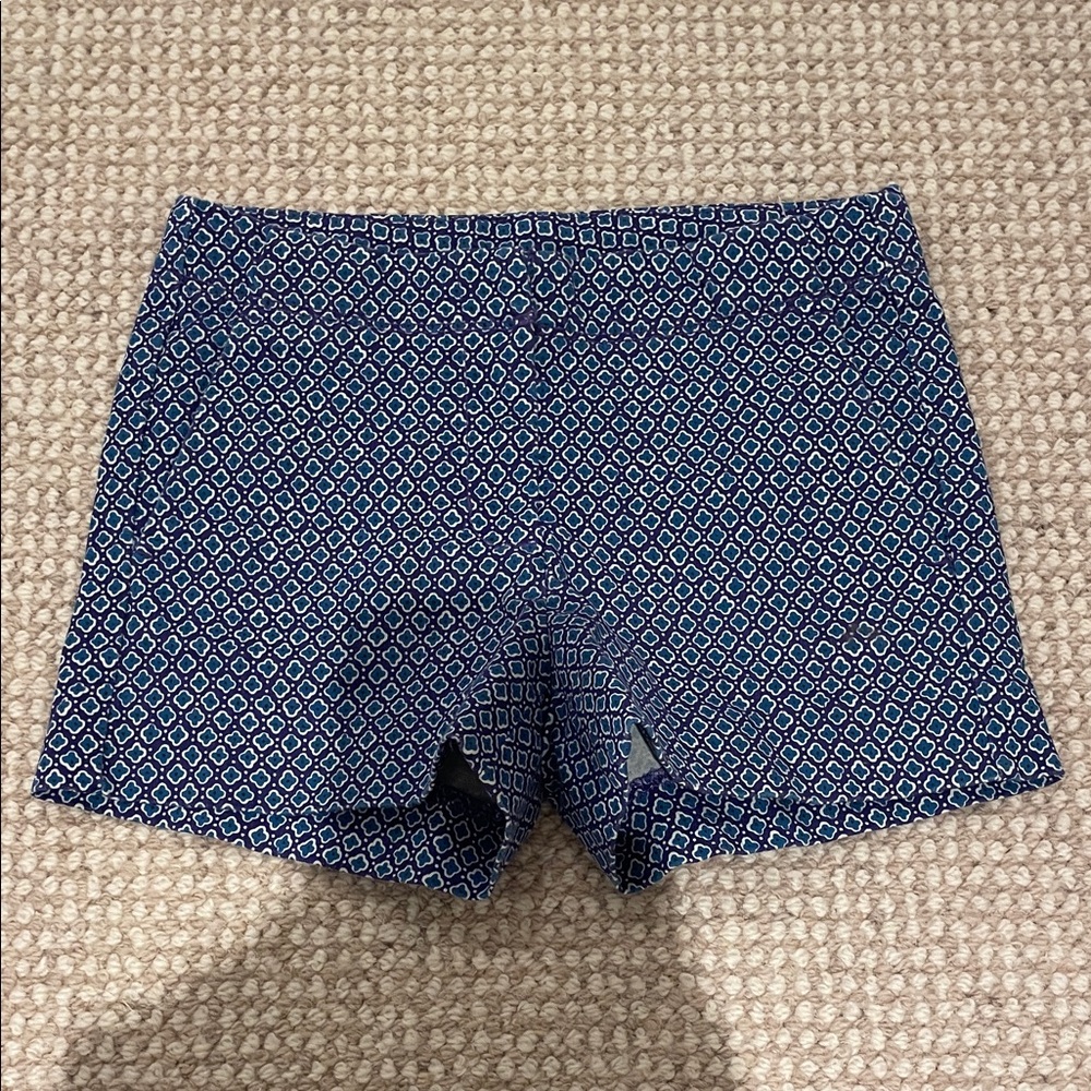 J. Crew Kids Blue Patterned Shorts